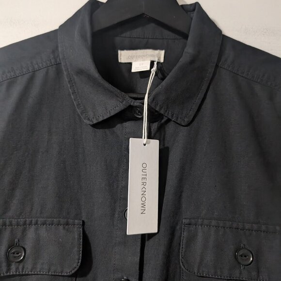 Outerknown | S.E.A. Suit, Short Sleeve Jumpsuit in Pitch Black - Picture 10 of 13